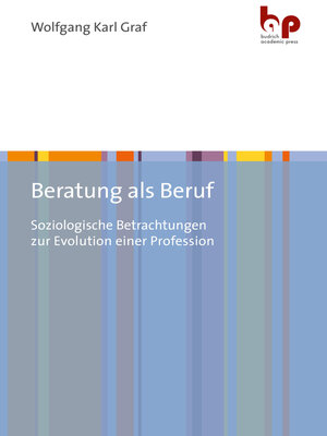 cover image of Beratung als Beruf